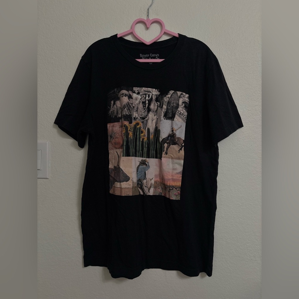 🖤Rowdy Crowd Black Graphic T-Shirt🖤